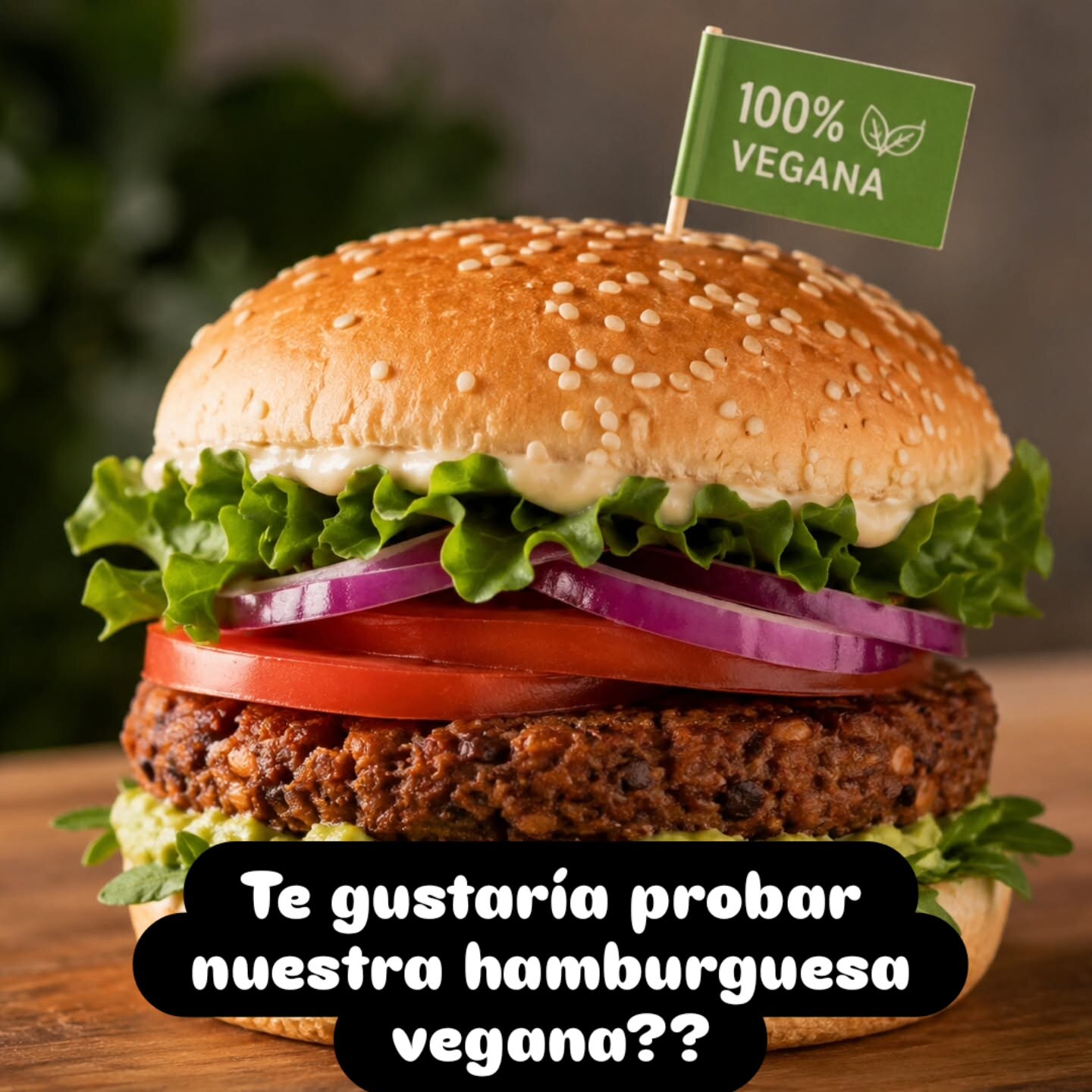 Hamburguesa vegana del Chiringuito Riu Blanc